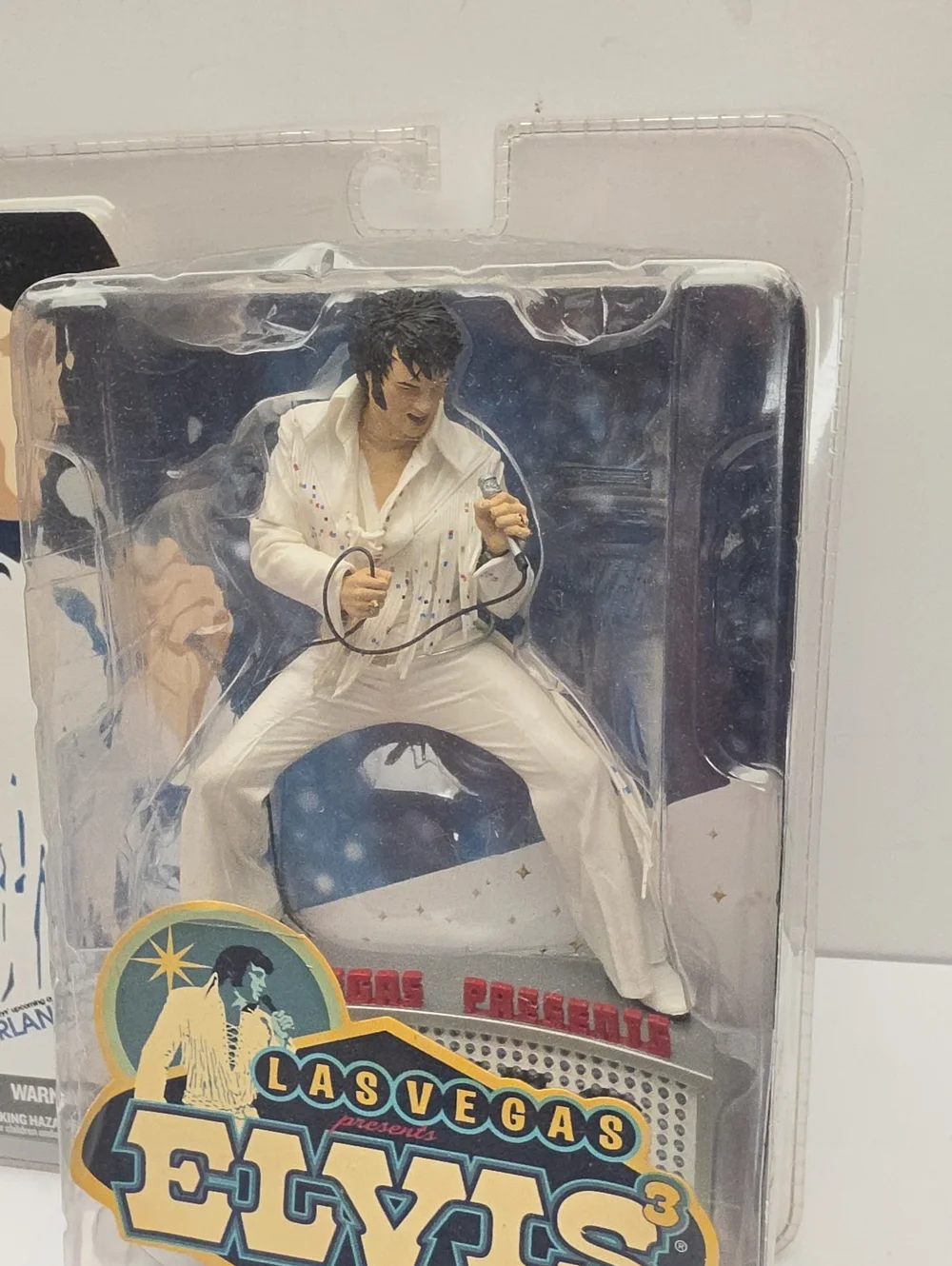 Elvis Las Vegas Action Figure White Jumpsuit Mcfalane Toys
